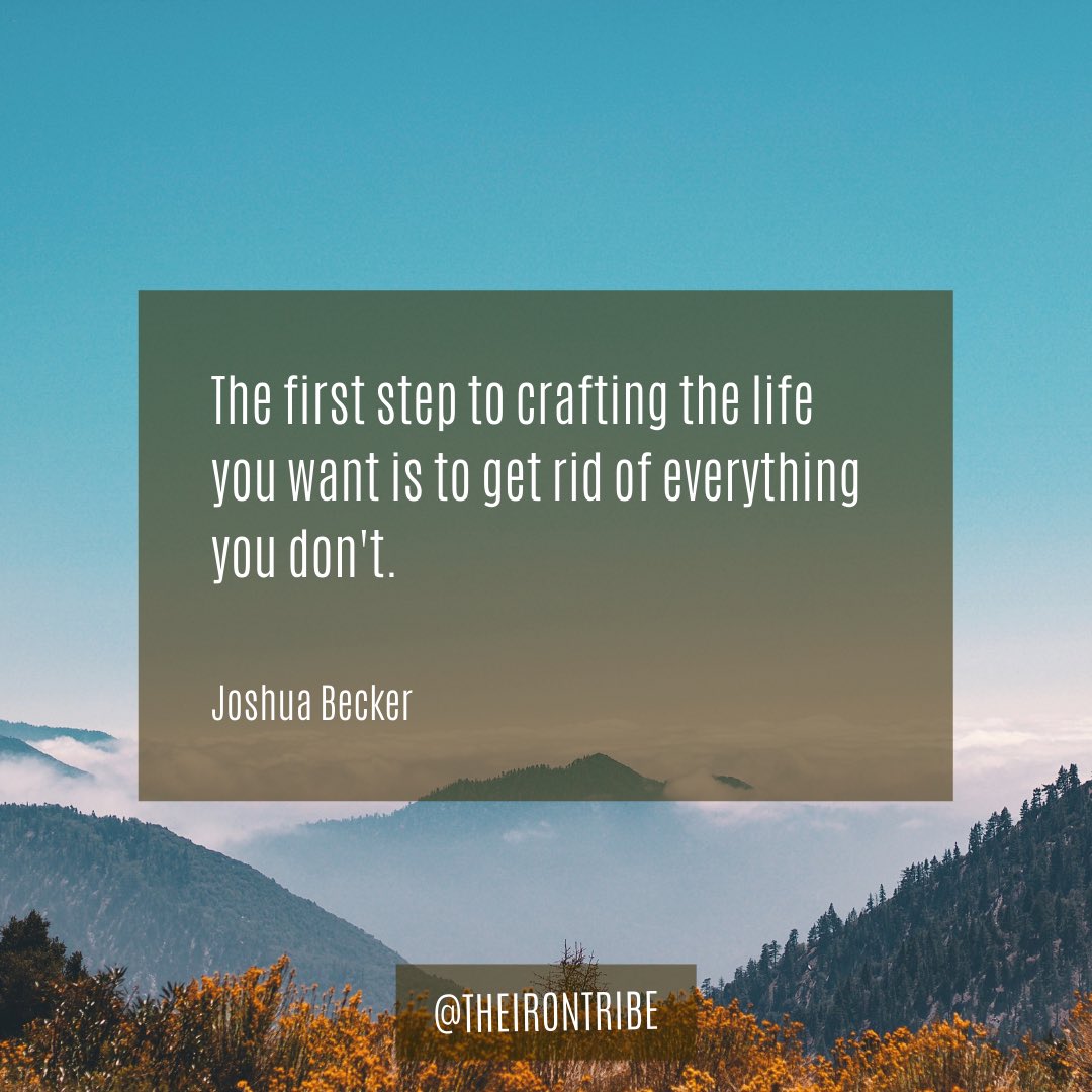 TheIronTribe's tweet photo. Are distractions and clutter getting in the way of achieving your goals and living your purpose in life? 

Checkout @joshua_becker for more great tips on minimalism. 

#theirontribe #ironsharpensiron #minimalism #lifepurpose #faith #intentionalliving #lifehacks https://t.co/L5WzBosvX9