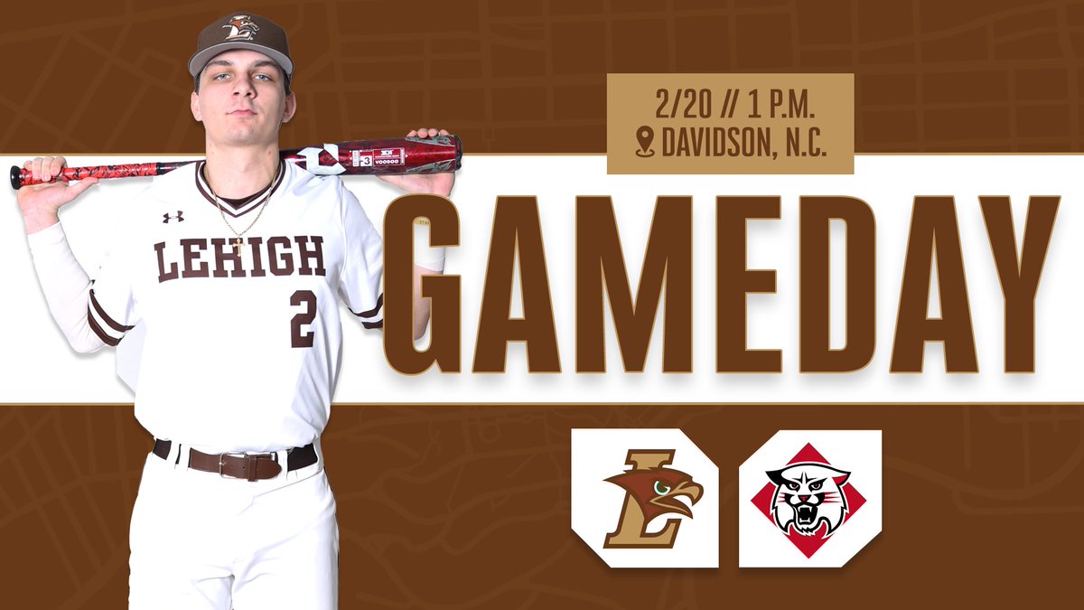 LehighBaseball's tweet photo. Series win on the line, looking for a strong end to the first weekend of the year.

🆚 » Davidson
📍 » Wilson Field
⏰ » 1 p.m.
📊 » https://t.co/3i2MYdVaVn

#GoLehigh | #RTTR https://t.co/GJ519LfktM
