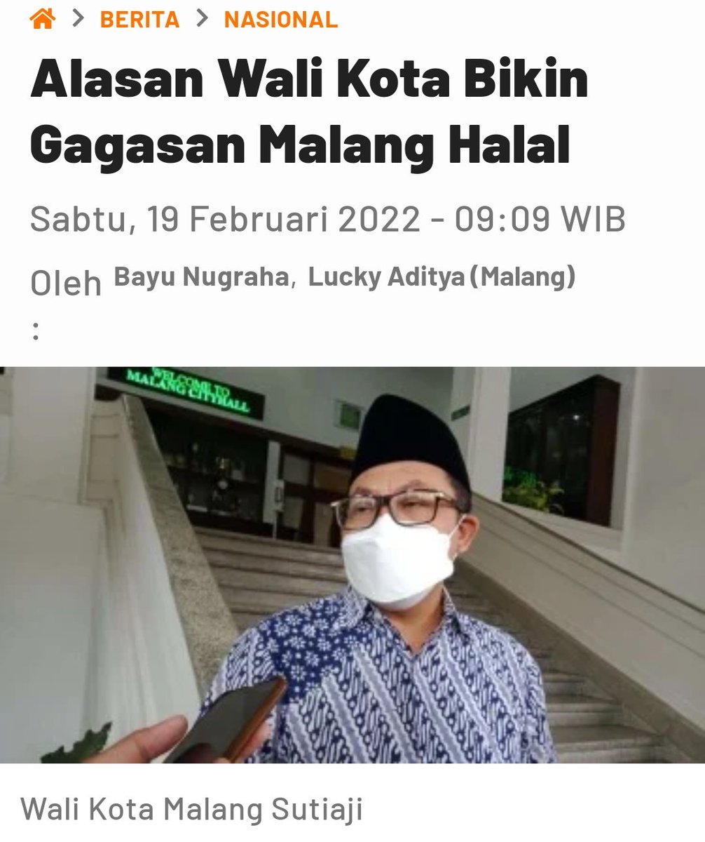 dennysirregar7's tweet photo. Emang selama ini Malang haram ya ? https://t.co/tKkfbYc7zC