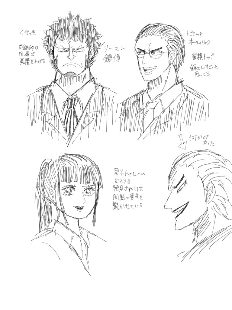 急に描きたくなった 