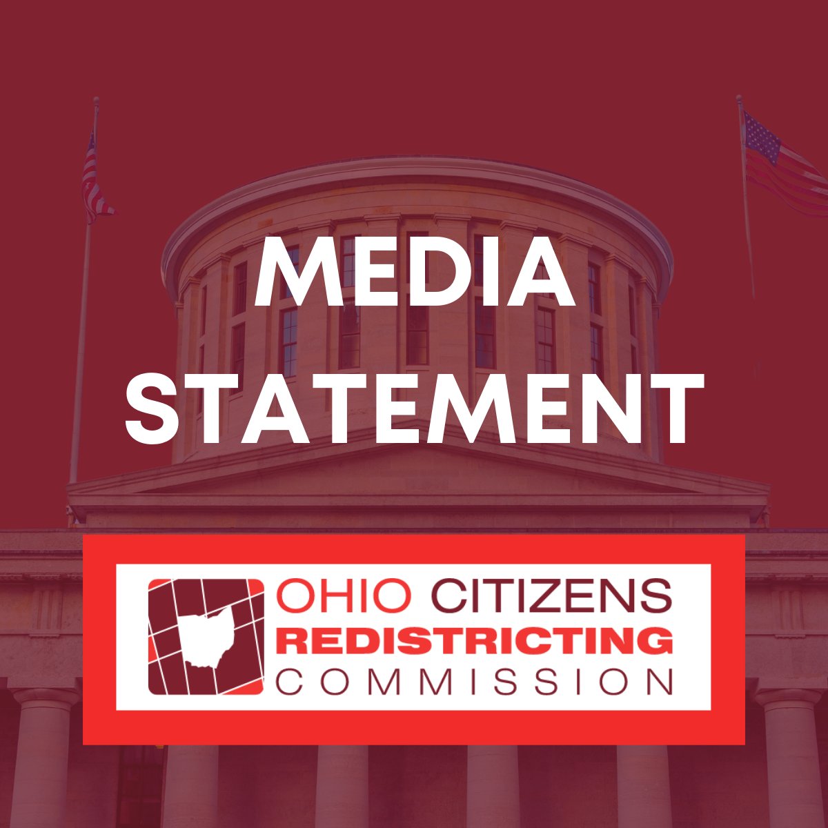 OHRedistrict's tweet photo. 🗣️ STATEMENT: OCRC denounces Ohio Redistricting Commission’s inaction on passing fair legislative maps 

Still out here advocating for #fairmaps. Remember when we drew unity maps that followed the constitution (54% R; 46% D) &amp; kept communities together? 🤔 https://t.co/H9hftbz9Rz https://t.co/8VAuzMYI8W