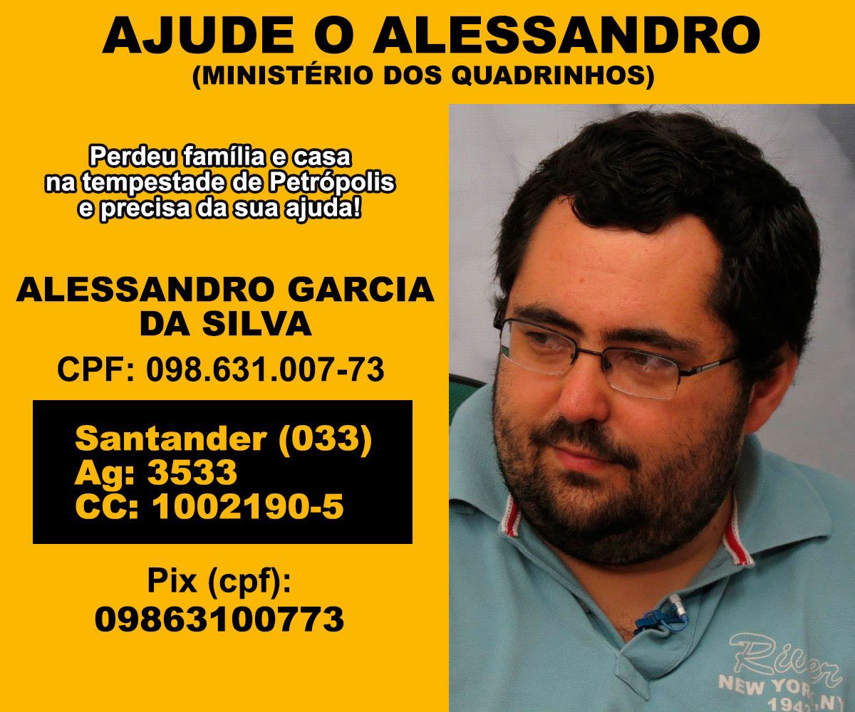 A CAMPANHA CONTINUA!

Se puder, ajude o <a href="/minquadrinhos/">Ministério dos Quadrinhos</a>, por favor.