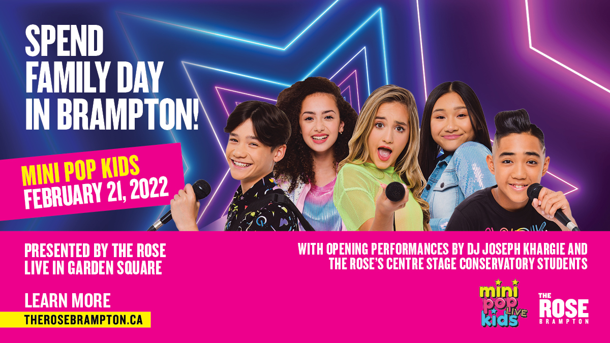 rosebrampton's tweet photo. ✨Celebrate Family Day in Garden Square ✨
Enjoy entertainment for all ages, with a FREE live concert experience from @MinipopKids in @gsqbrampton!
For information visit: https://t.co/clOlwgTWN5
#TheRoseBrampton #FamilyDay2022 #GardenSquare #Brampton https://t.co/dzYeYOaA8r