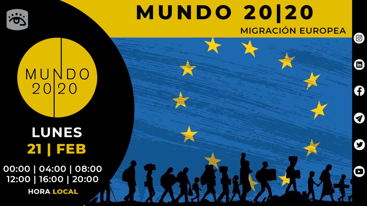 CVInternacional's tweet photo. Este lunes, en Mundo20/20: la #migración #europea. Características de la migración en el Viejo Continente, tendencias actuales y perspectivas.
Invitada: Lic. Leyla Carrillo, investigadora del @CIPICuba
Por #CVInternacional, mirada de 20/20 sobre actualidad política internacional. https://t.co/NFjijqui5d