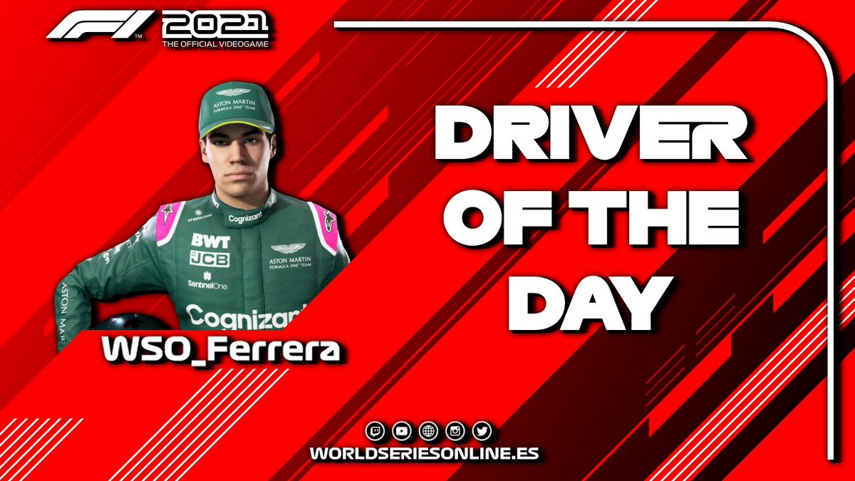 El Piloto del Día del Gran Premio de Mónaco de #F18 ha sido @WSO_Ferrera.

El piloto de Aston Martín partió P12. Optó por la estrategia inversa, y con su gran ritmo, pudo despegarse de su perseguidor y así conseguir el primer podio de la temporada sin ayudas.

¡FELICIDADES!