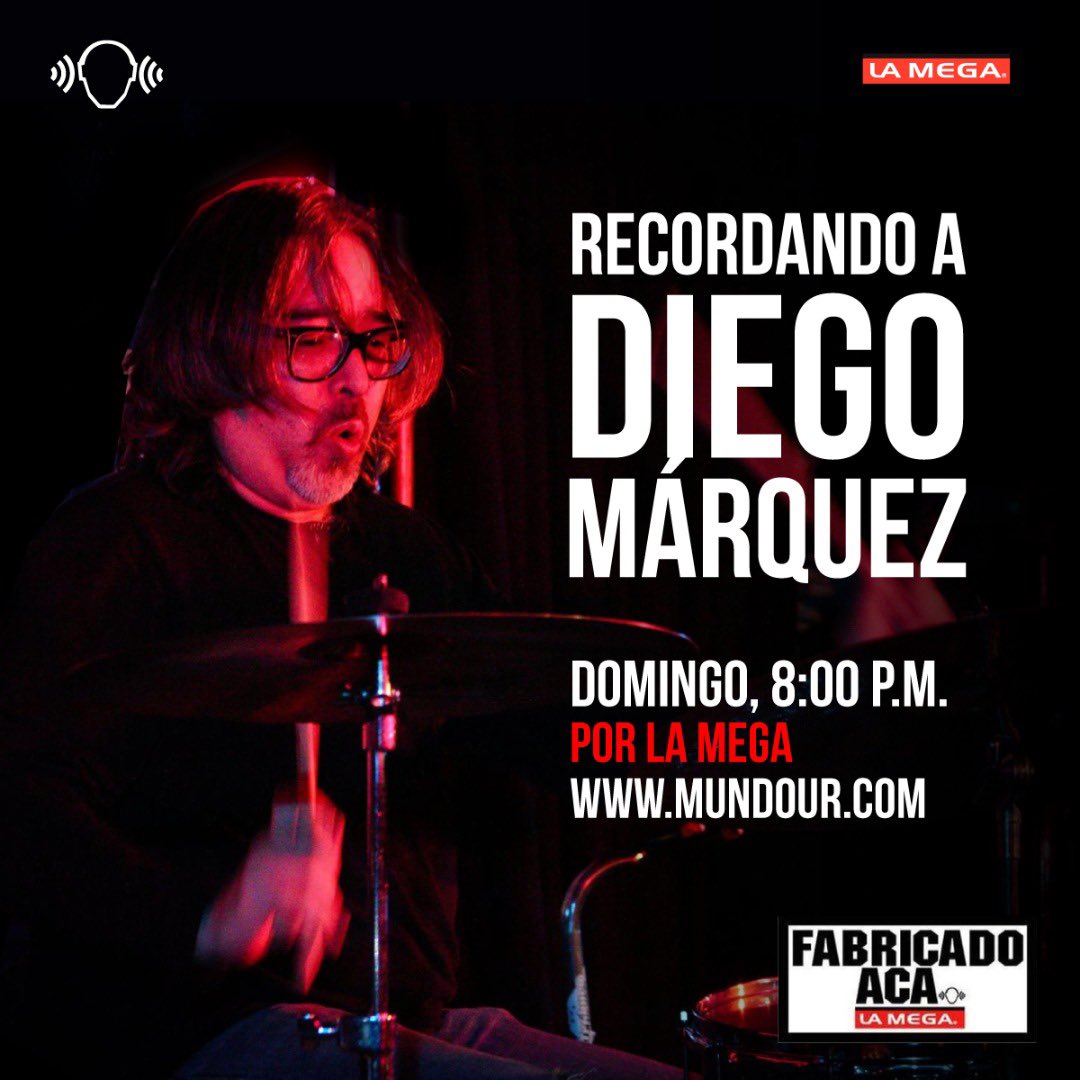 Hoy. 8:00 p.m.
Por <a href="/LaMega107/">La Mega 107.3 FM</a>.
Y por mundour.com.