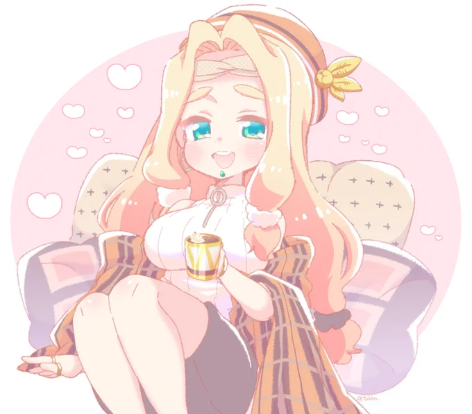 バレンタイン礼装お姉さんかわいいの絵です 