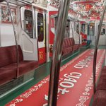 中吊り広告だけでなく？電車全体が「ちゅ～る」仕様になる!