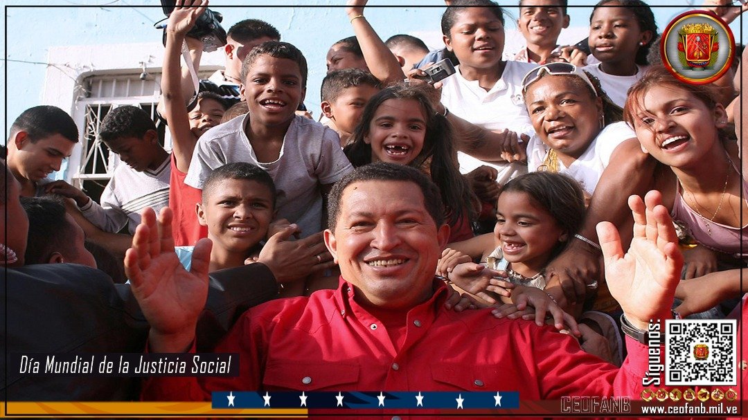🗓️En conmemoración al Día Mundial de la Justicia Social, reconocemos los esfuerzos del Gobierno Revolucionario liderado por nuestro C/J #FANB <a href="/NicolasMaduro/">Nicolás Maduro</a>, quien, en máxima lealtad y profundo amor patrio, implementa políticas dirigidas al bienestar e igualdad a su pueblo #20Feb