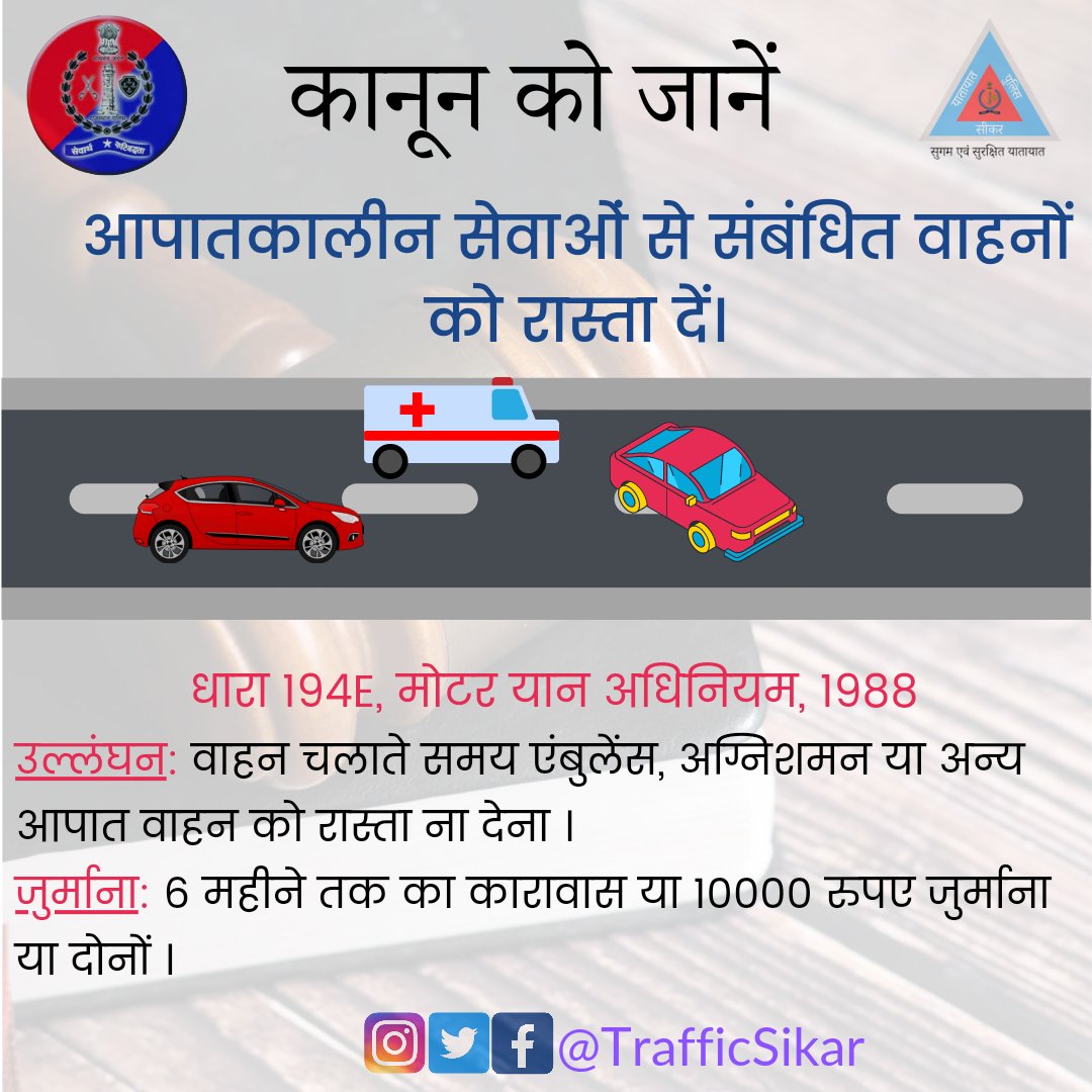 Sikar Traffic Police tweet media
