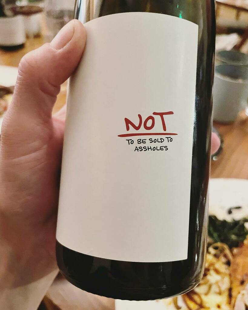 I sneaked through. Would you? 

Brilliant Old Vine Shiraz by @isabal_ms &amp; @benhaineswine at Mount Langhi Ghiran in the Grampians. Belies it’s 14.5%. Bright, concentrated and dangerously slippy goodness. 

#shiraz #syrah #australia #wine #grampians #victoria