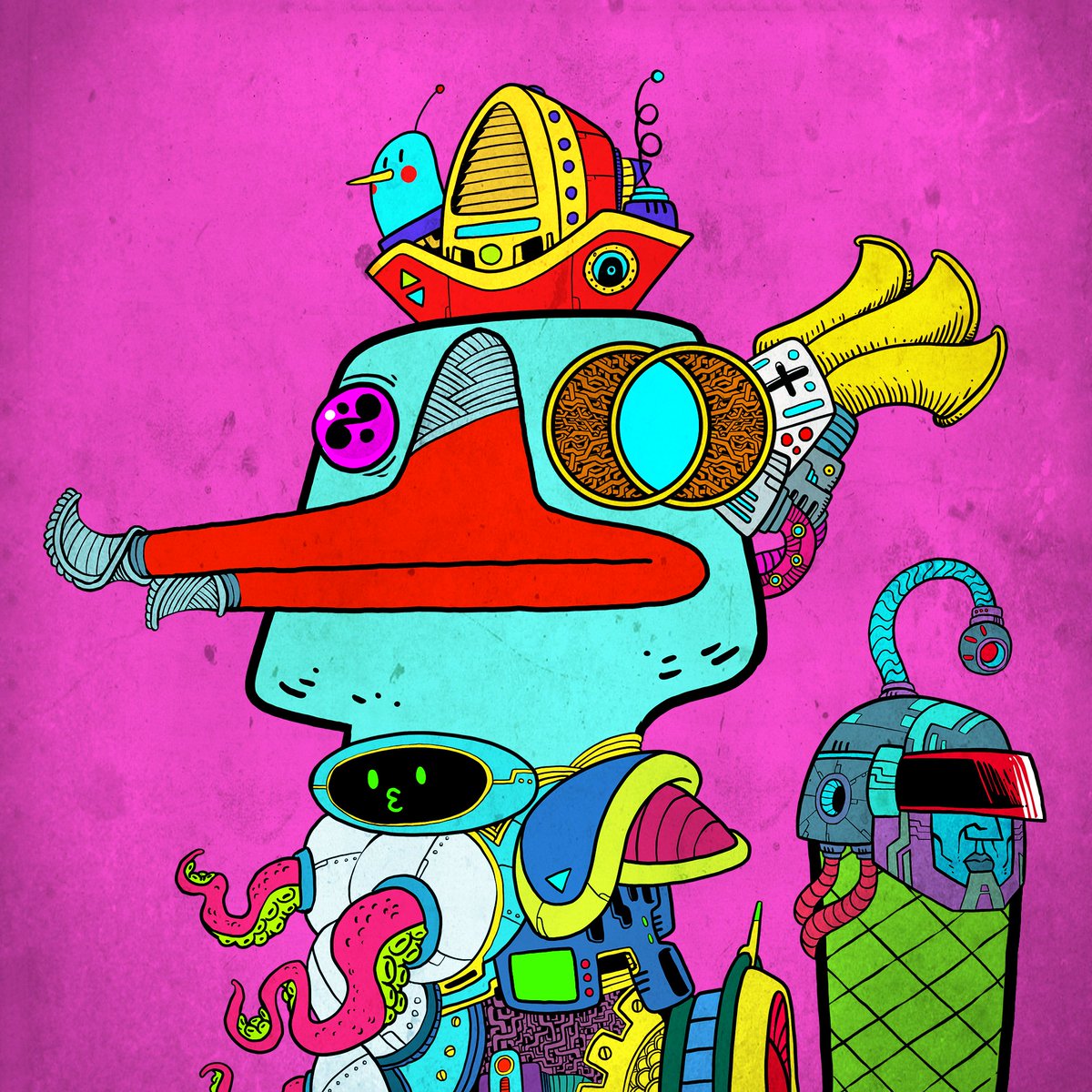 GM Platypus Gang🛸So many details on this one, What name would you give it?👾

Any interaction with this tweet will be considered for WL.

#Solana #NFTs