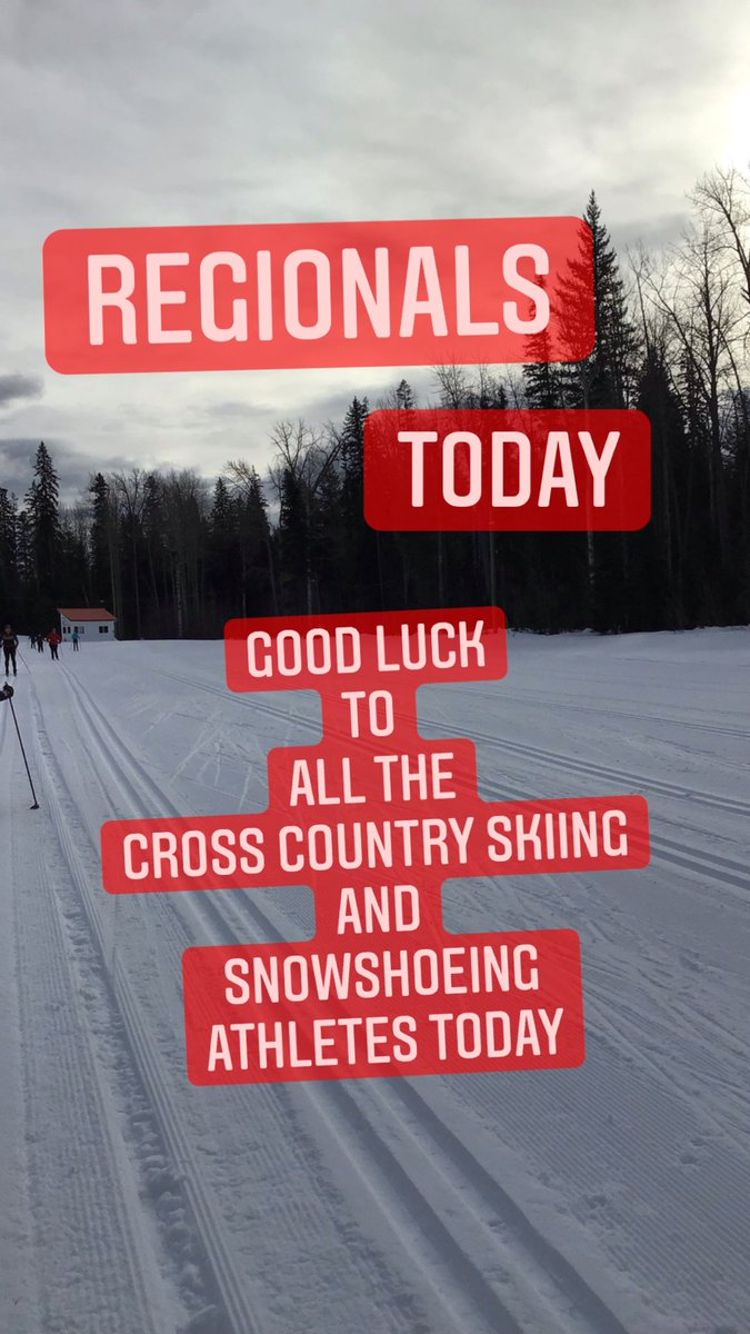 Regionals Today Good Luck To All The Cross Country Skiing and Snowshoeing Athletes @sobcsociety #kelowna #Region1 #Region2 #Region3 #Region4
#Region5 #Region6 #Region7 #Region8