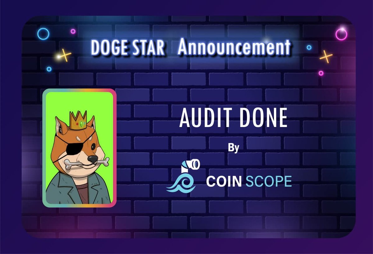 Dogexstar's tweet photo. 📌 Audit passed 🔎

✅Verified on BSCSCAN
🔐Liquidity Pool locked for 1 year 
💰Rewards in $USDT 
💹Buy-back mechanism 

https://t.co/4HWxmtSoDL

#DOGESTARCONTRACT #DOGESTARNFT #DOGESTARPRESALE https://t.co/gILiqfsXPo