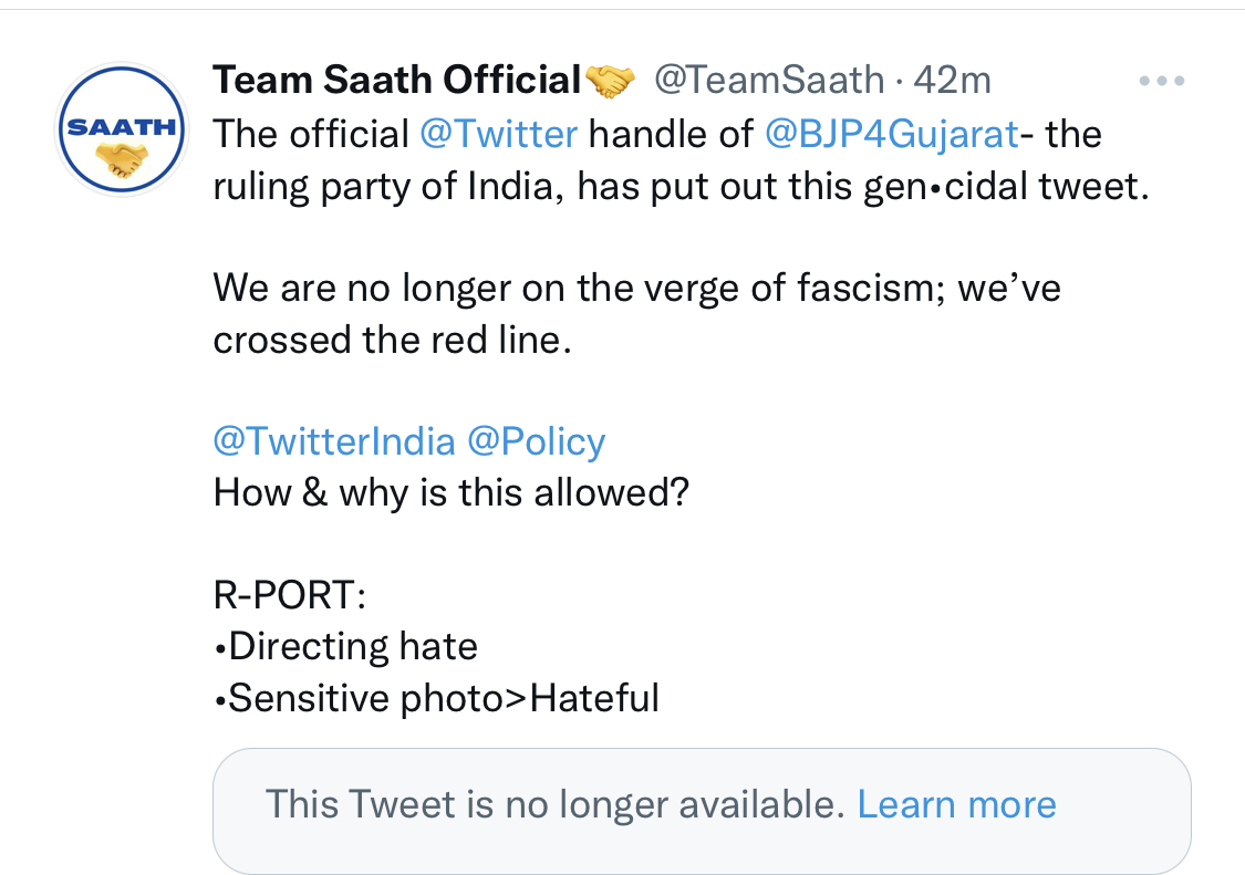 TeamSaath tweet picture