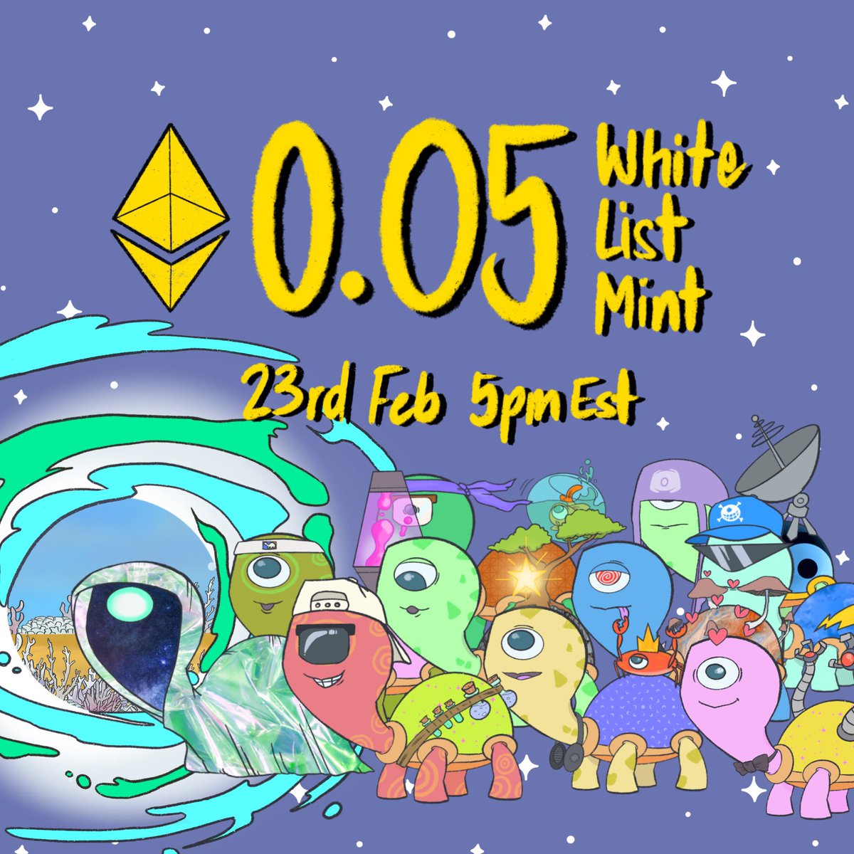 CycloTurtles's tweet photo. WL mint price set. Gas optimization completed. 🐢

#GreenChipNft #NFT #NFTCommunitys https://t.co/KCOLw1nSLU