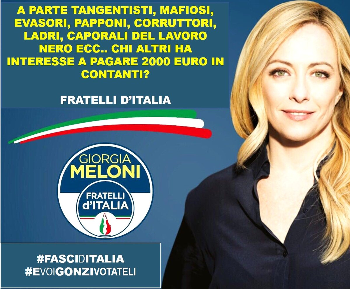 baffi_francesco's tweet photo. Per essere precisi...
#2000euro
#fascidItalia https://t.co/0cZSaZuCeL