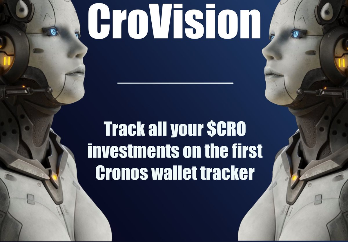 crovision_'s tweet photo. Tokens with utility are the future. 

Less than 2 weeks old. Join the CroVision family and become a part of an incredible project. 

#crofam  #Cronos #cronoschain https://t.co/j2Z4lTxHaX