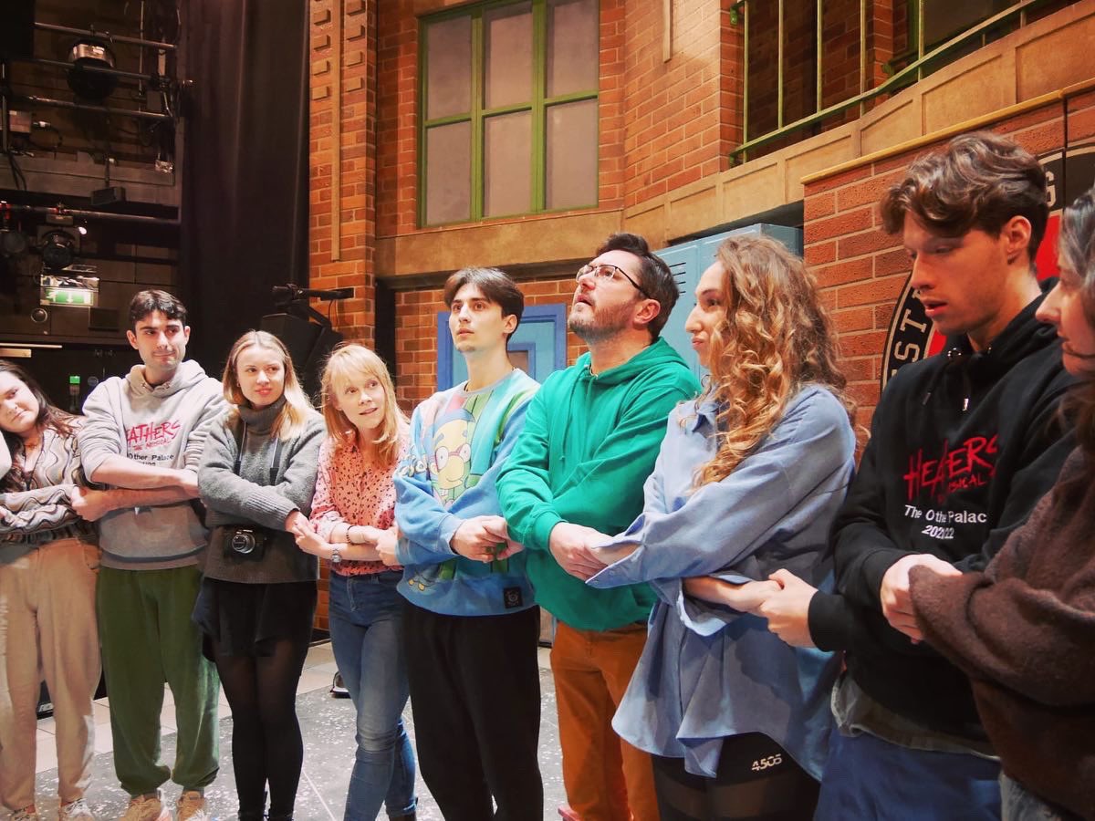 Kierbro's tweet photo. We the students of #WesterbergHigh… the class of 21/22 @HeathersMusical #heathers #heathersmusical https://t.co/dgtYRcIKOV