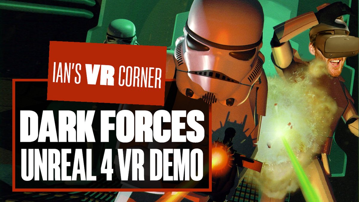 Love Star Wars AND VR? Then this IS the video you're looking for! Join <a href="/IanHigton/">Ian Higton</a> on this week's VR Corner as he takes a look at an incredible early demo for a fan-made VR remake of #StarWars: Dark Forces: youtube.com/watch?v=H_bE2e…