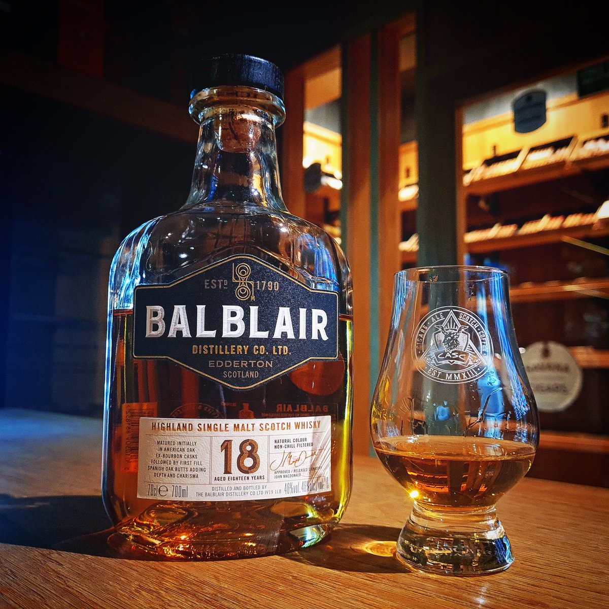 CASC (@cascbar) on Twitter photo Phenomenally bridging the gap between fruitiness, toffee sweetness and earthier tones reminiscent of fresh leather, <a href="/Balblairwhisky/">Balblair Distillery</a>’s 18 YEAR OLD 46%ABV is a well aged Highland beauty of a dram!
Fancy a bottle? 👉🏼💻
cascnation.com/product/balbla…
#hed #barevolution #cascnation Phenomenally bridging the gap between fruitiness, toffee sweetness and earthier tones reminiscent of fresh leather, <a href="/Balblairwhisky/">Balblair Distillery</a>’s 18 YEAR OLD 46%ABV is a well aged Highland beauty of a dram!
Fancy a bottle? 👉🏼💻
cascnation.com/product/balbla…
#hed #barevolution #cascnation
