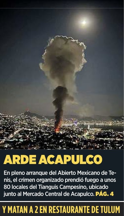 jorgesuarezv's tweet photo. Algún día, no muy lejano, nos preguntaremos por qué dejó de llegar turismo extranjero a México. ⁦@lopezobrador_⁩ les echará la culpa a “los conservadores”. 
“Abrazos, no balazos” es una táctica profundamente estúpida. https://t.co/HyMJmLlkRX