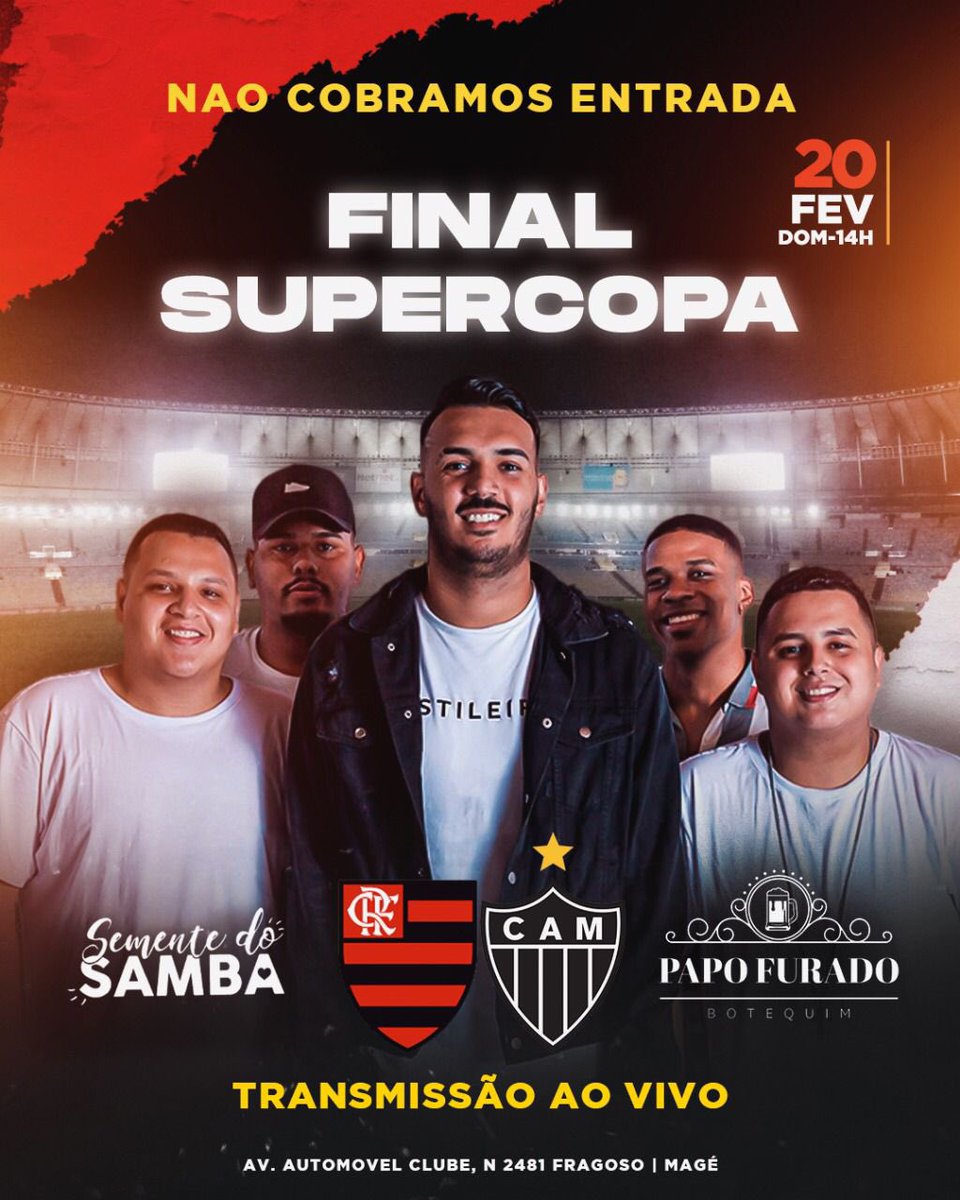 sementedosamba_'s tweet photo. Daqui a pouco vamos estar presente no Papo Furado pra fazer um som logo após o jogo, você vem né ? 😍 https://t.co/BffYgcJb2O
