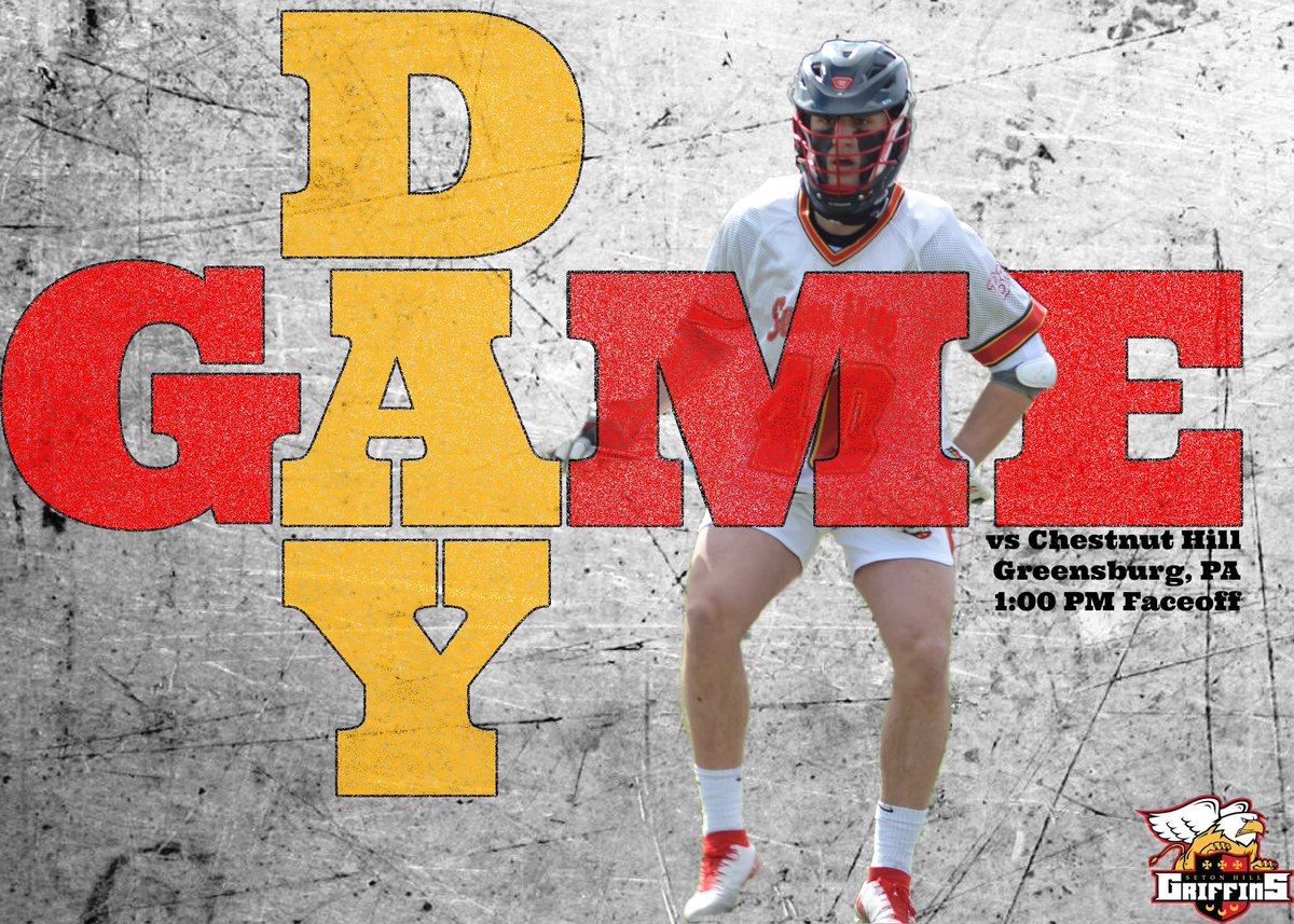 SetonHillLax's tweet image. Back at home for the Battle of the Griffins!!

It's Gameday!!
🆚 @GoGriffsLax 
📍 Greensburg, PA
🏟 Dick's Sporting Goods Field
⏰ 1:00 PM
📺 bit.ly/34MYEnT 

#Family | #BRG | #NCAALAX