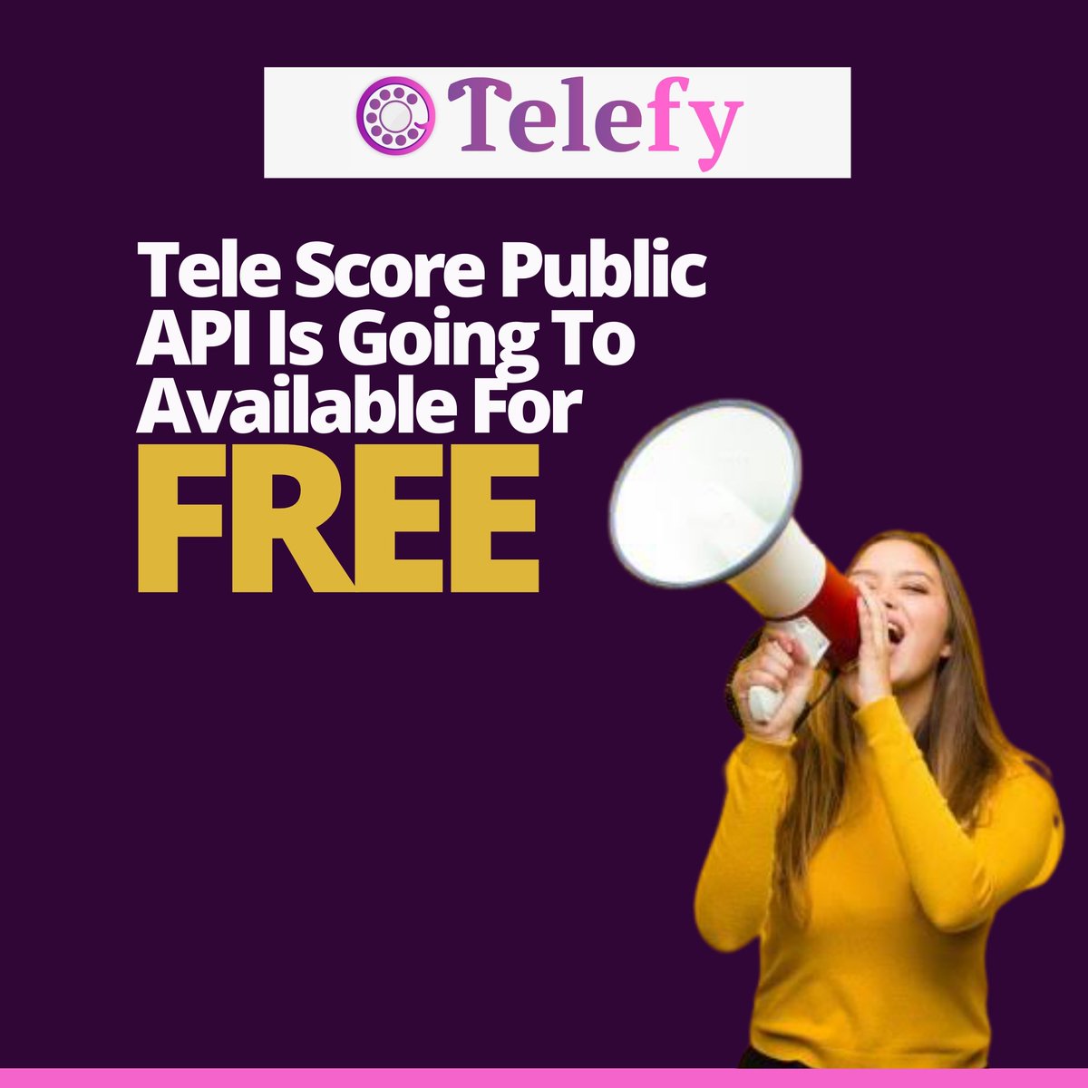 TelefyConnect's tweet photo. Tele score public #API is going to available for #FREE so it gives an opportunity for every lending platform to provide APY using their Tele Score instead of just #Lending pool utilization 😁Stay tunned👇🏻
⚡IG: @telefy_tele
⚡FB: https://t.co/fYHdRauJrz
💫https://t.co/Nt07hKKbzg https://t.co/qkhKEpJ17Y