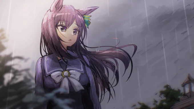 メジロドーベルの育成シナリオ熱くて好き
#ウマ娘 #メジロドーベル 