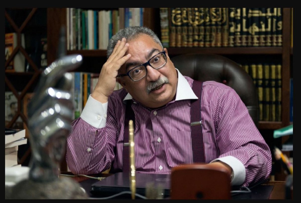 sebusher's tweet photo. #Egypt : As controversy continues over comments by TV presenter Ibrahim Eissa over Night Journey of Prophet Muhammad, top trending hashtag in Egypt calls for his channel to be banned #حذف_قناة_القاهره_والناس #ابراهيم_عيسي https://t.co/aLO3pcoeZz