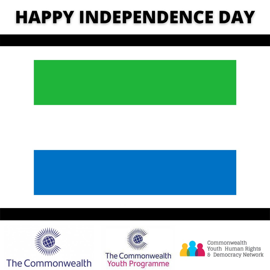 CYHRDN's tweet photo. Happy Independence Day to Sierra Leon🥳

Fun Fact: Sierra Leone Means "Roaring Mountains" https://t.co/t0qUlWdvjm