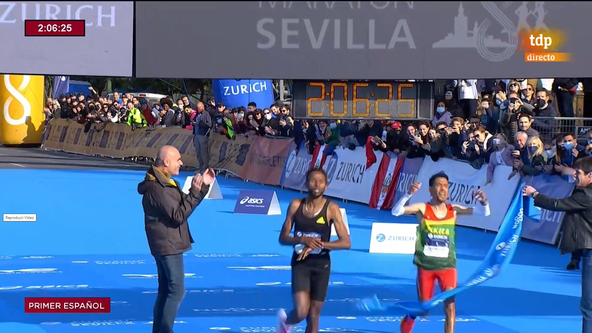 Primeros españoles 🇪🇸 categoría masculina ♂️ del <a href="/MaratonSevilla/">Zurich Maratón de Sevilla</a> 

5⃣ <a href="/lamdassemayad/">AYAD LAMDASSEM</a> - 2:06:25 ⭐ Récord de España 
2⃣4⃣ <a href="/danimateo89/">Daniel Mateo</a> - 2:11:00
3⃣2⃣ <a href="/Alex_balilla/">Alex Jiménez</a> – 2:11:35
3⃣3⃣ <a href="/houssameB/">Houssame Benabbou</a> – 2:11:38
4⃣1⃣ <a href="/JAVIGUERRA26/">Javi Guerra OLY</a> - 2:12:37