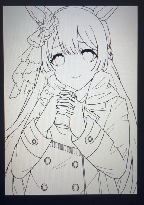 wip
サトノダイヤモンド線画 