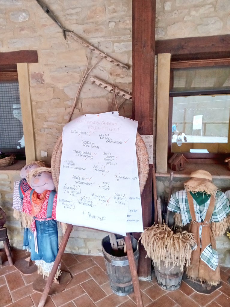 EWelkin's tweet photo. Rich discussion and exploration of what it means to travel ethically and consciously while connecting to place with my US college students studying abroad at Borgo Basino. #travel #sustainabletourism #LearnLiveGrow https://t.co/2TNINtic0N