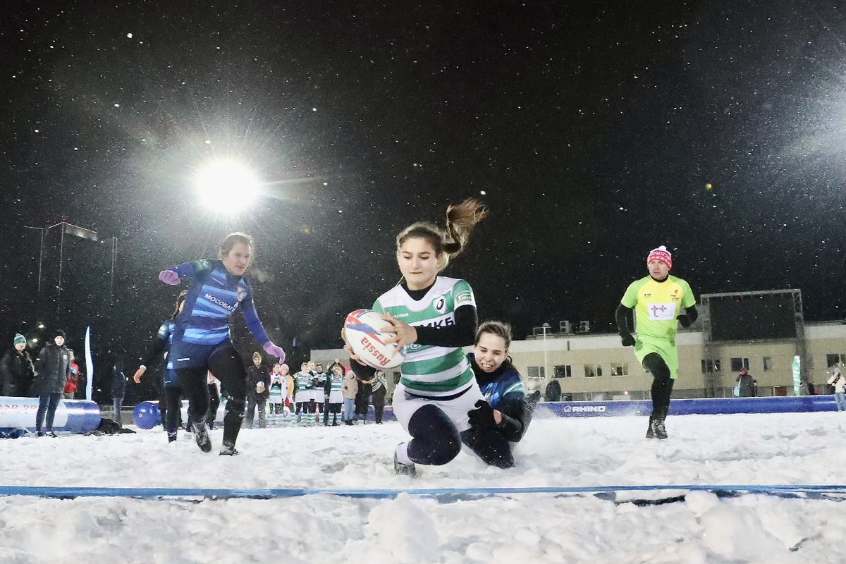russiarugby's tweet photo. Another day, another Snow Rugby Championship!

Now it's time for the women's tournament 🖖

https://t.co/Yykp7okRcU https://t.co/Nde3KeoTLs