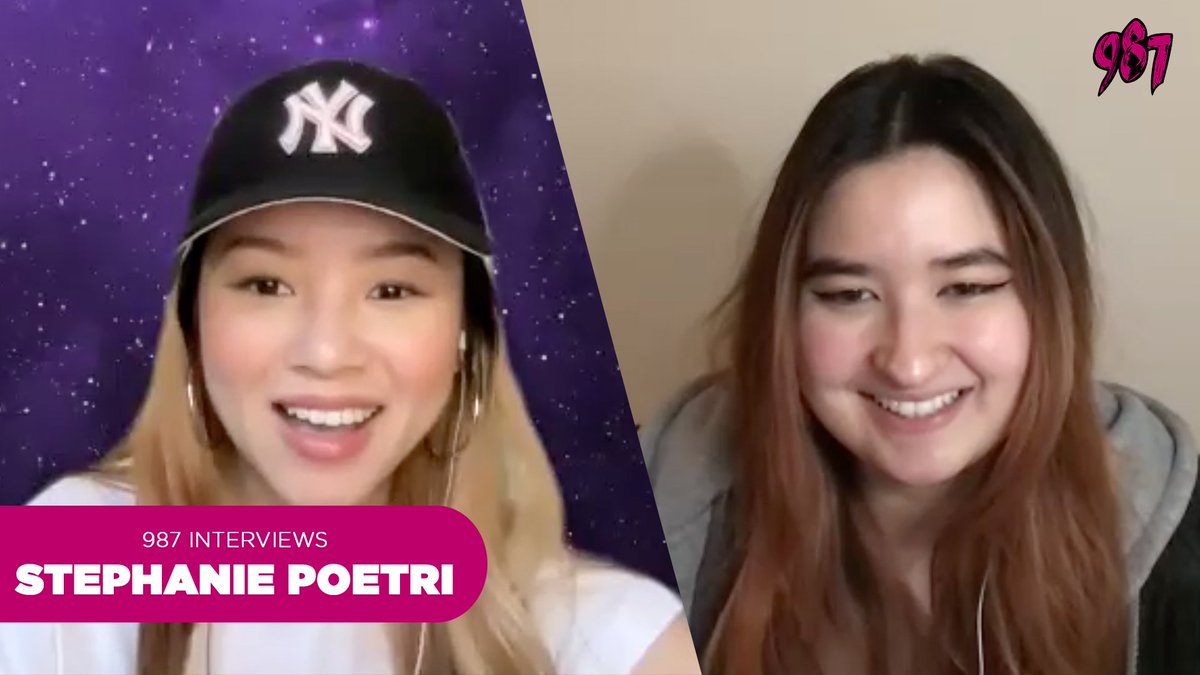 987fm's tweet photo. Ann Nicole recently caught up with @poetristephanie 😍 She spilled the beans on her new song, #PictureMyself, her inspiration behind it &amp; the iconic pizza scene in the MV. 🍕 We can’t wait to have her back in SG 🎤🎀 

👀👀
FB: https://t.co/mMFZMCffBO
IG: https://t.co/jTlUFo0CzK https://t.co/Ki0ylq6Vvj
