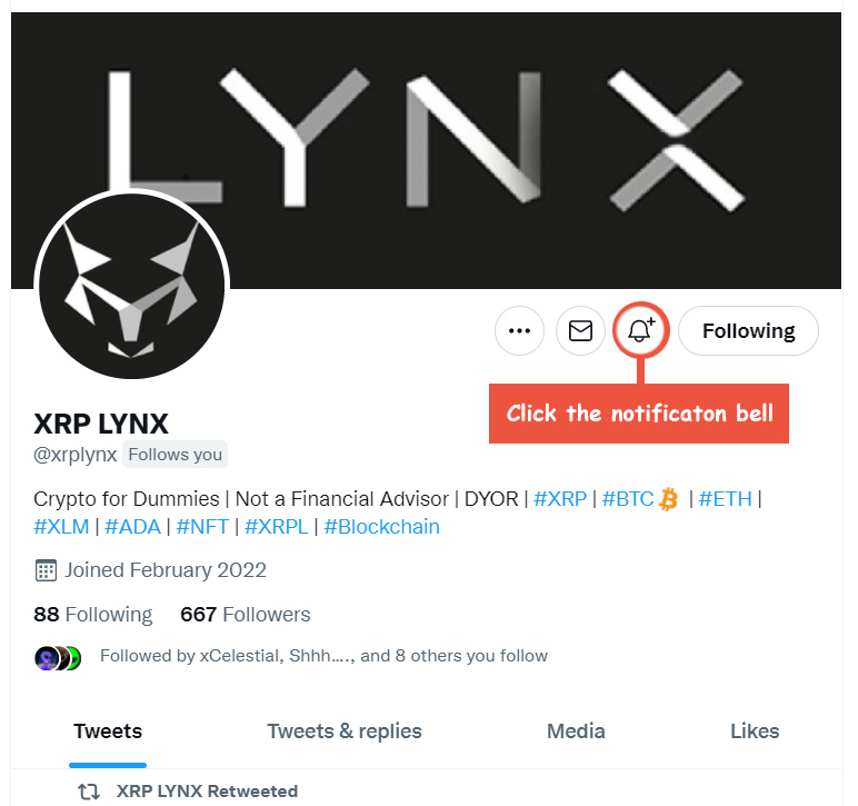 xrplynx's tweet photo. Ring that notification bell, and stay up to date with the latest #crypto tips, news, promotions, giveaways and much more❤️

#cryptocurrency #crypto #nfts #nft #xrp #xrplynx https://t.co/MDFvzhqvMb
