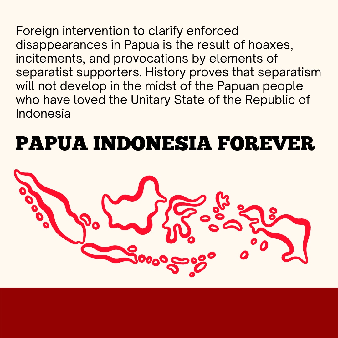 arreaga_nick's tweet photo. Papua is a legal part of Indonesia, foreigns must not be dragged into the seperatism belief that covered by the name of free west papua campaign
@pueblos_unidos https://t.co/f7xCjEX7iZ