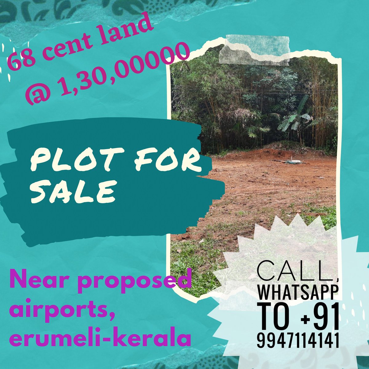Near proposed airport erumeli kerala