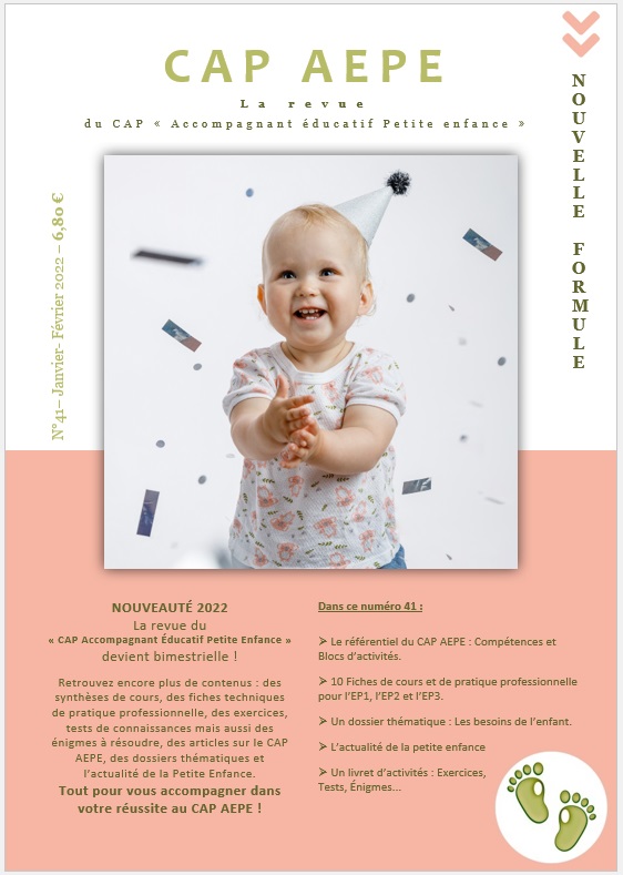 🆕 Le numéro 41 ("Nouvelle Formule") est paru ! 🤩
Encore plus de contenus pour vous accompagner dans votre réussite au CAP AEPE ! 👍🍀💯🎓😉  cap-aepe.fr/revue.html
#capaepe2022 #capaepe #larevueducapaepe
