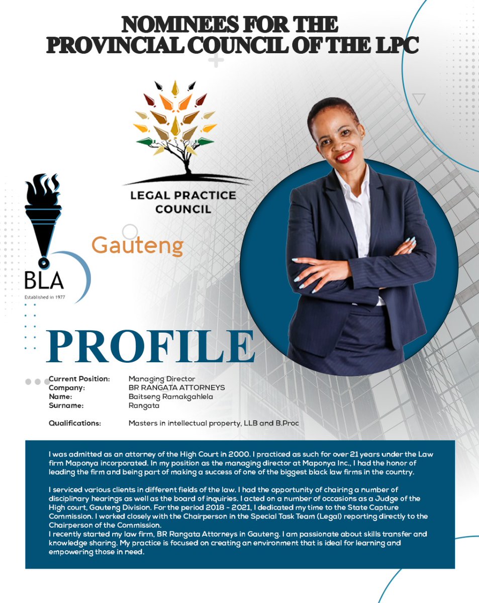 The Game changers , the people who have devoted their lives not only to law but to the transformation of the system!