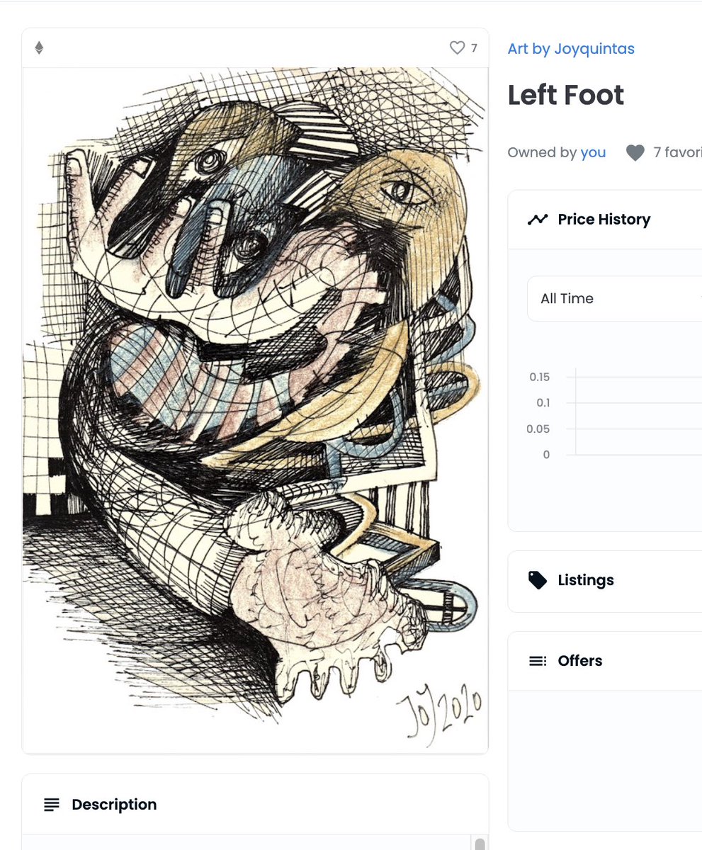 Just collected my first NFT. Thank you <a href="/joy_quintas/">Joan Quintas Toledo (Joyquintas)</a> 
Such great art

#NFTartist #NFTcommunity #NFTart #NFTCollector