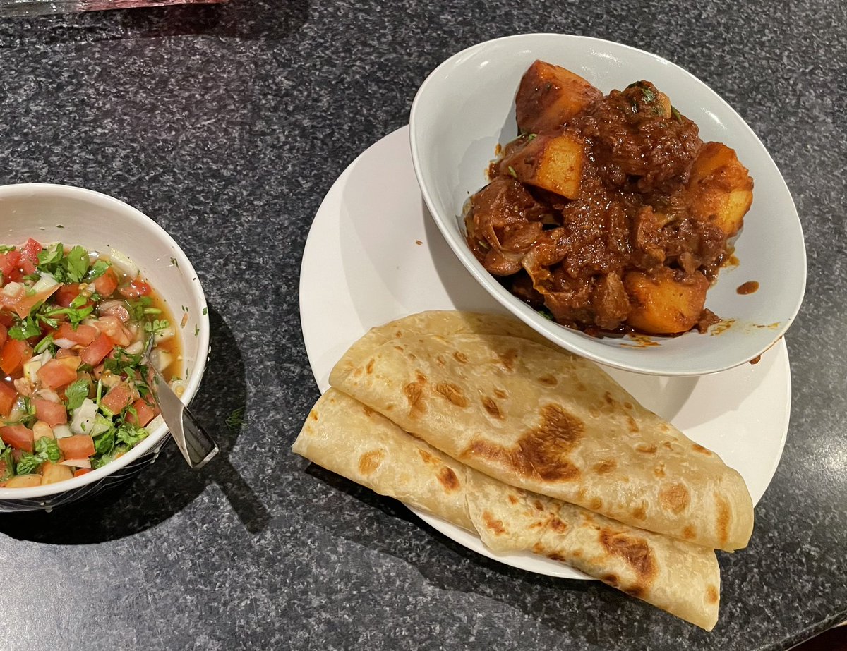 unspiced's tweet photo. Second time I tried @JustinMajorCT Durban curry recipe, and yet again it was 👌🏾👌🏾 https://t.co/D5CdEUzckR