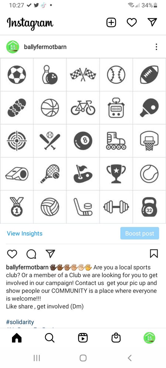 🖐🏿🖐🏾Sports clubs we need you to show our COMMUNITY everyone is welcome DM!

#solidarity  
#NoRoomForRacism 
#noviolence 
#COMMUNITY
#downattheBARN
#Ballyfermot
#diversity 
#inclusion
#Dublin
#dublincitycouncil 
#LeCheile
#dccsouthcentral
#sport 
#sportagainstracismireland
#sari