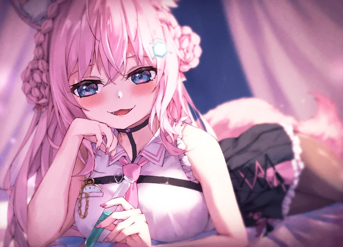 ふふ…効いてきたかな助手くん
#こよりすけっち 