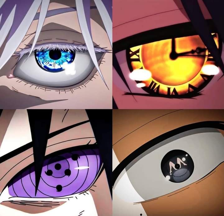 Tipos de olhos no anime Naruto