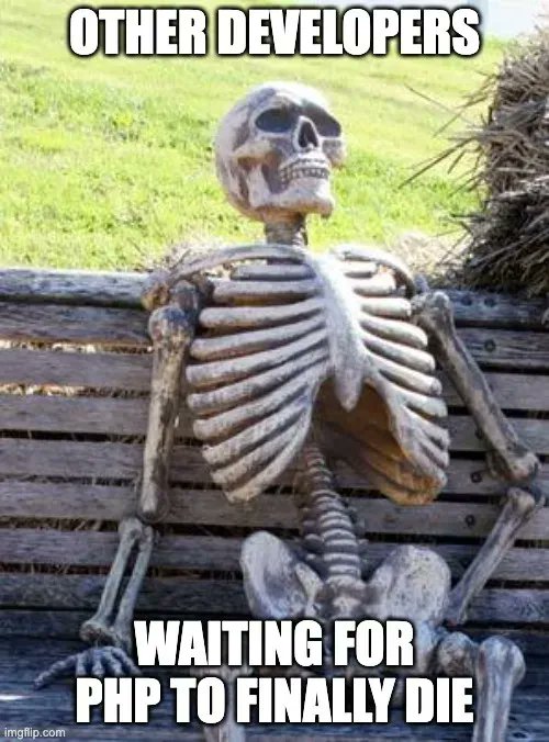 PovilasKorop's tweet image. "PHP is gonna die" (c) many non-PHP developers since 2000.