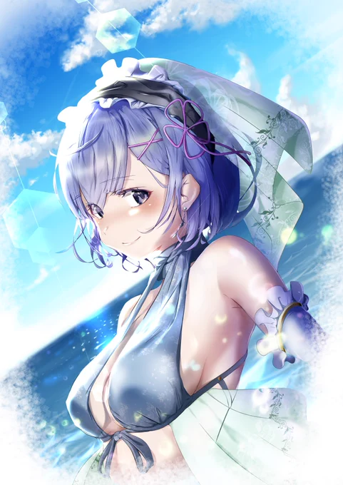 #くそ寒いので水着絵を貼る