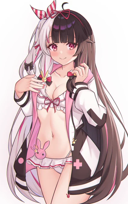 🤍🖤
#くそ寒いので水着絵を貼る 